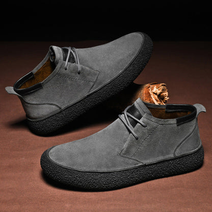 Men's Casual Mid-Top Loafers | Lace-Up