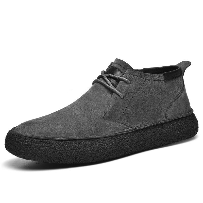 Men's Casual Mid-Top Loafers | Lace-Up