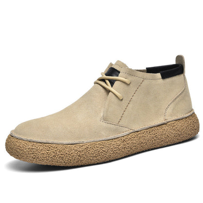 Men's Casual Mid-Top Loafers | Lace-Up