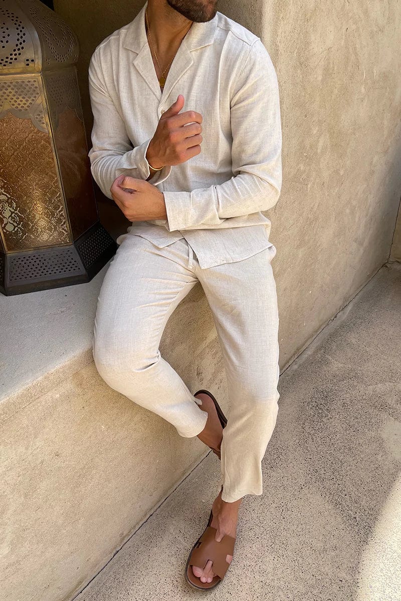 Men's Summer Shirt and Pants | Two-Piece Set