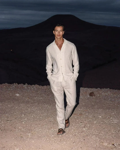 Men's Summer Shirt and Pants | Two-Piece Set