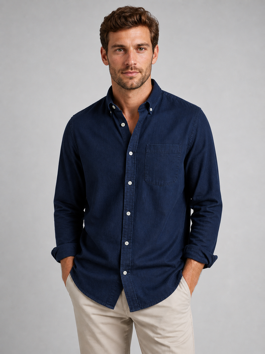 Men's Long Sleeve Button-Down Shirt | Smart Casual