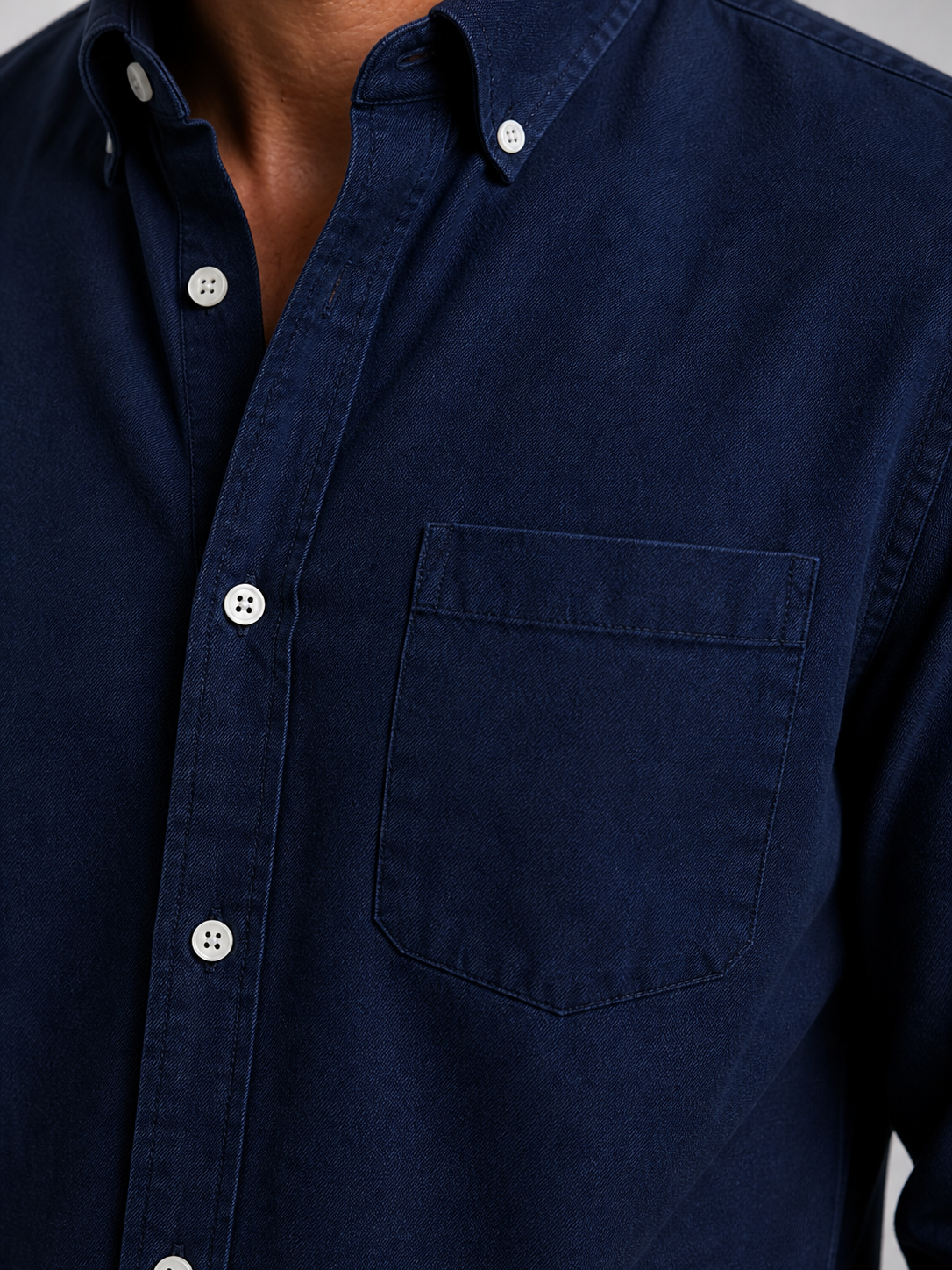 Men's Long Sleeve Button-Down Shirt | Smart Casual
