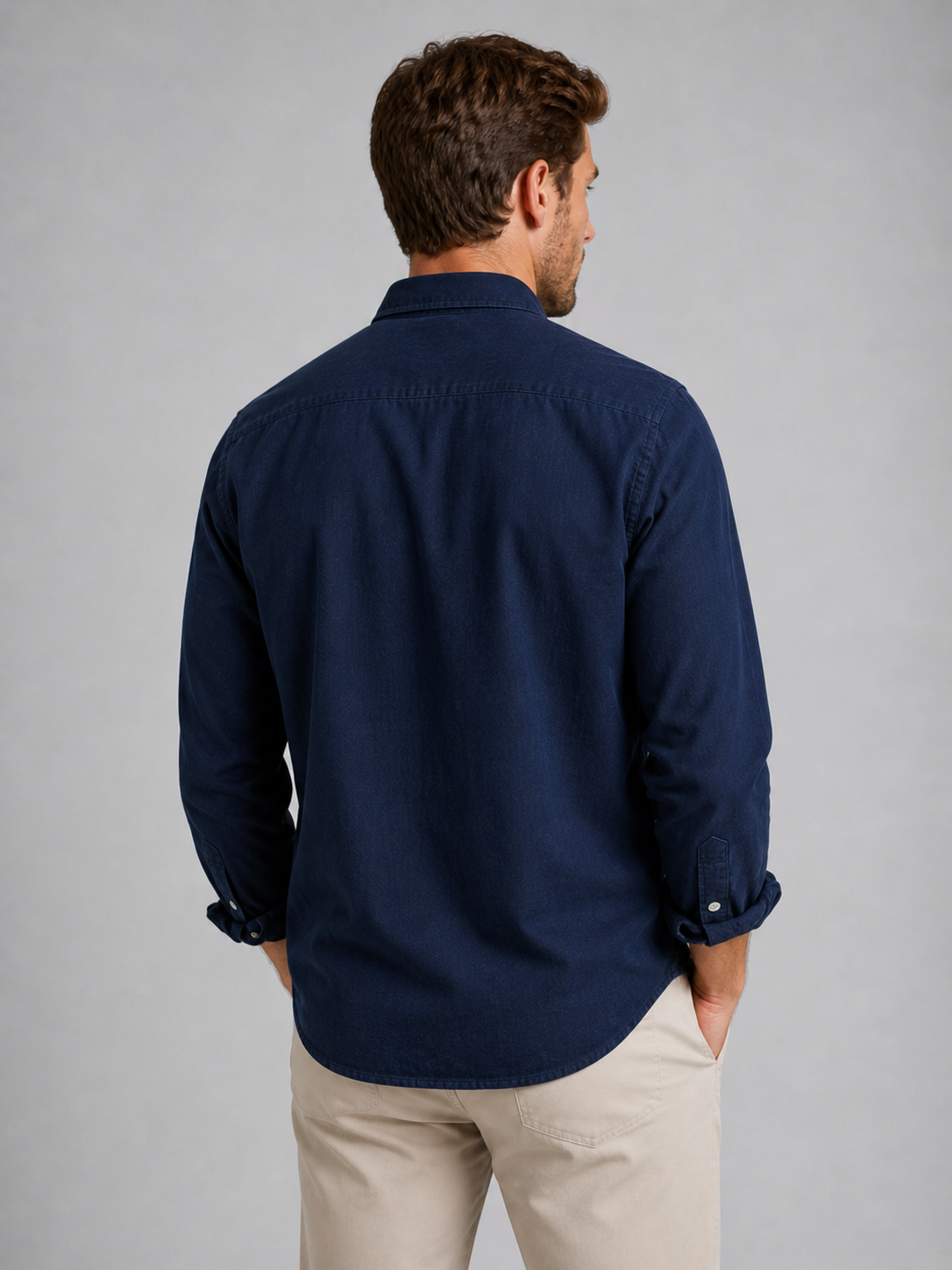 Men's Long Sleeve Button-Down Shirt | Smart Casual