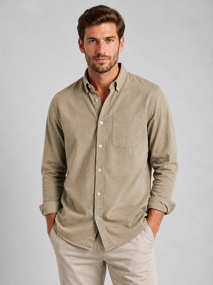 Men's Long Sleeve Button-Down Shirt | Smart Casual