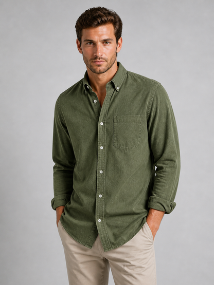 Men's Long Sleeve Button-Down Shirt | Smart Casual