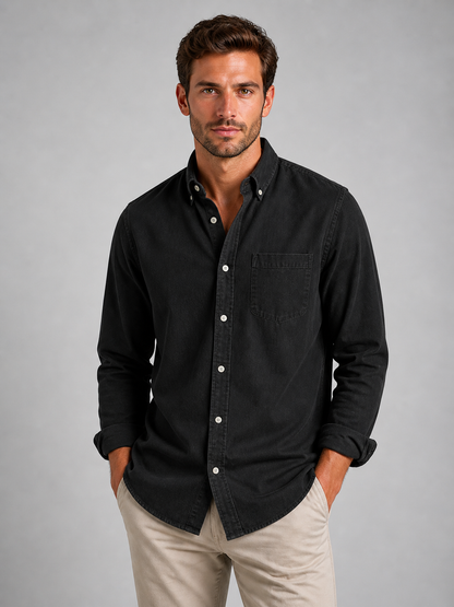 Men's Long Sleeve Button-Down Shirt | Smart Casual