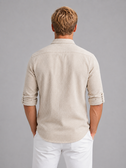 Men's Relaxed Fit Summer Shirt | Long Sleeve