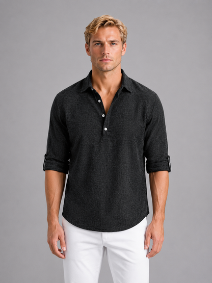 Men's Relaxed Fit Summer Shirt | Long Sleeve