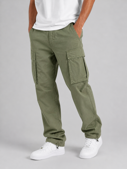 Men’s Relaxed Fit Military Cargo Pants | Multipocket