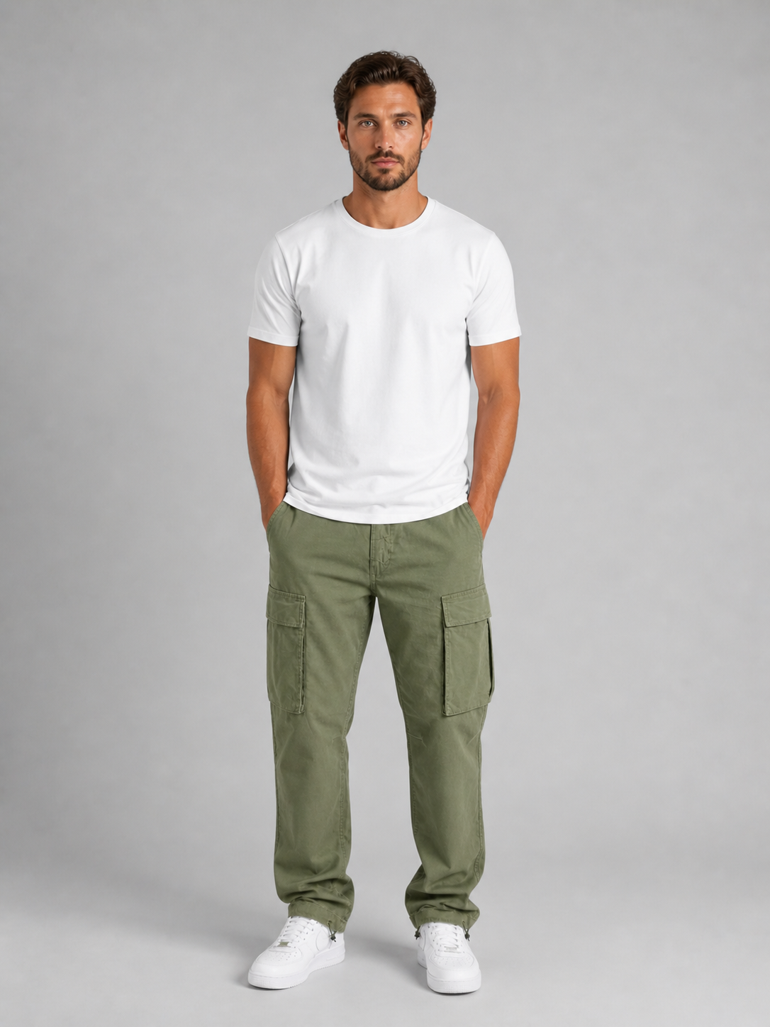 Men’s Relaxed Fit Military Cargo Pants | Multipocket