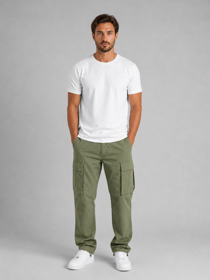 Men’s Relaxed Fit Military Cargo Pants | Multipocket