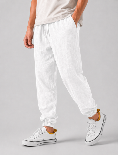 Men's Relaxed Fit Summer Casual Joggers | with Drawstring