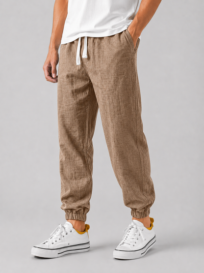 Men's Relaxed Fit Summer Casual Joggers | with Drawstring
