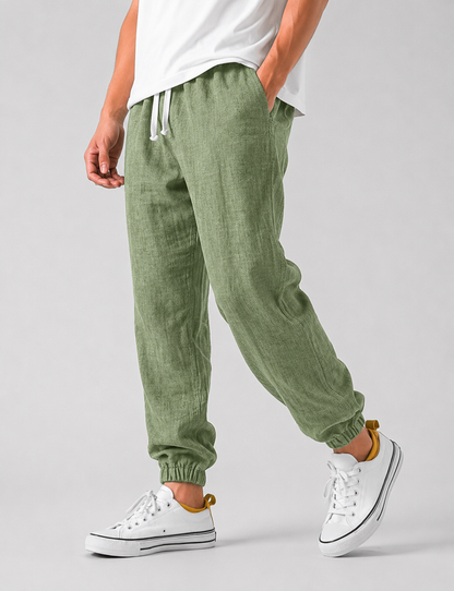 Men's Relaxed Fit Summer Casual Joggers | with Drawstring
