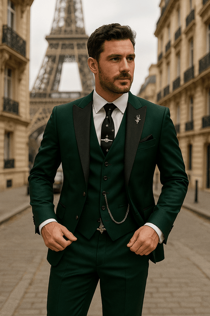 Men's 3-Piece Slim Fit Suits | Formal Events