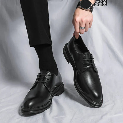 Men's Derby Style Wedding Shoes | Black