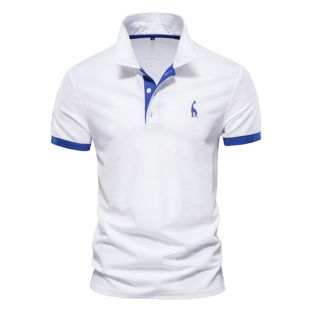 Men’s Short-Sleeved Collared Polo Shirt | Smart Casual