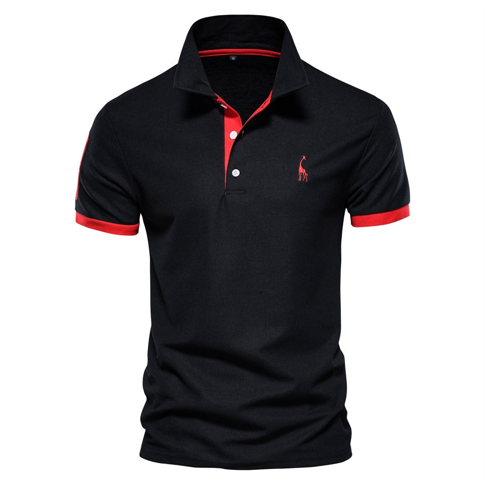 Men’s Short-Sleeved Collared Polo Shirt | Smart Casual