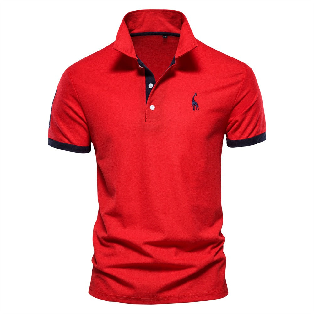 Men’s Short-Sleeved Collared Polo Shirt | Smart Casual