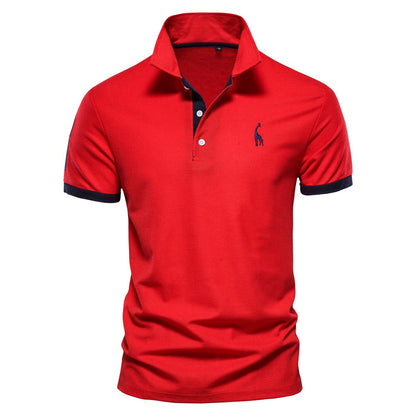 Men’s Short-Sleeved Collared Polo Shirt | Smart Casual