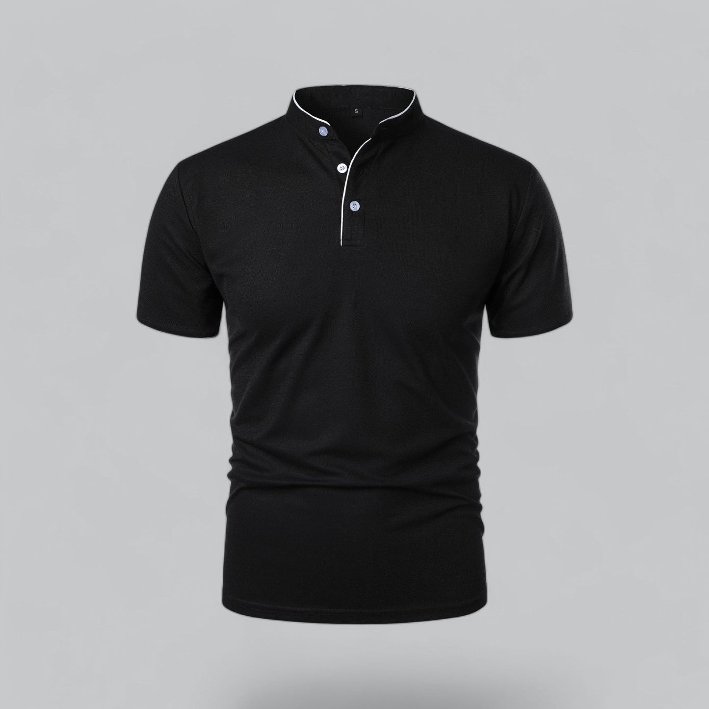 Men's Casual Stand-Collar Polo Shirt | Short-Sleeve