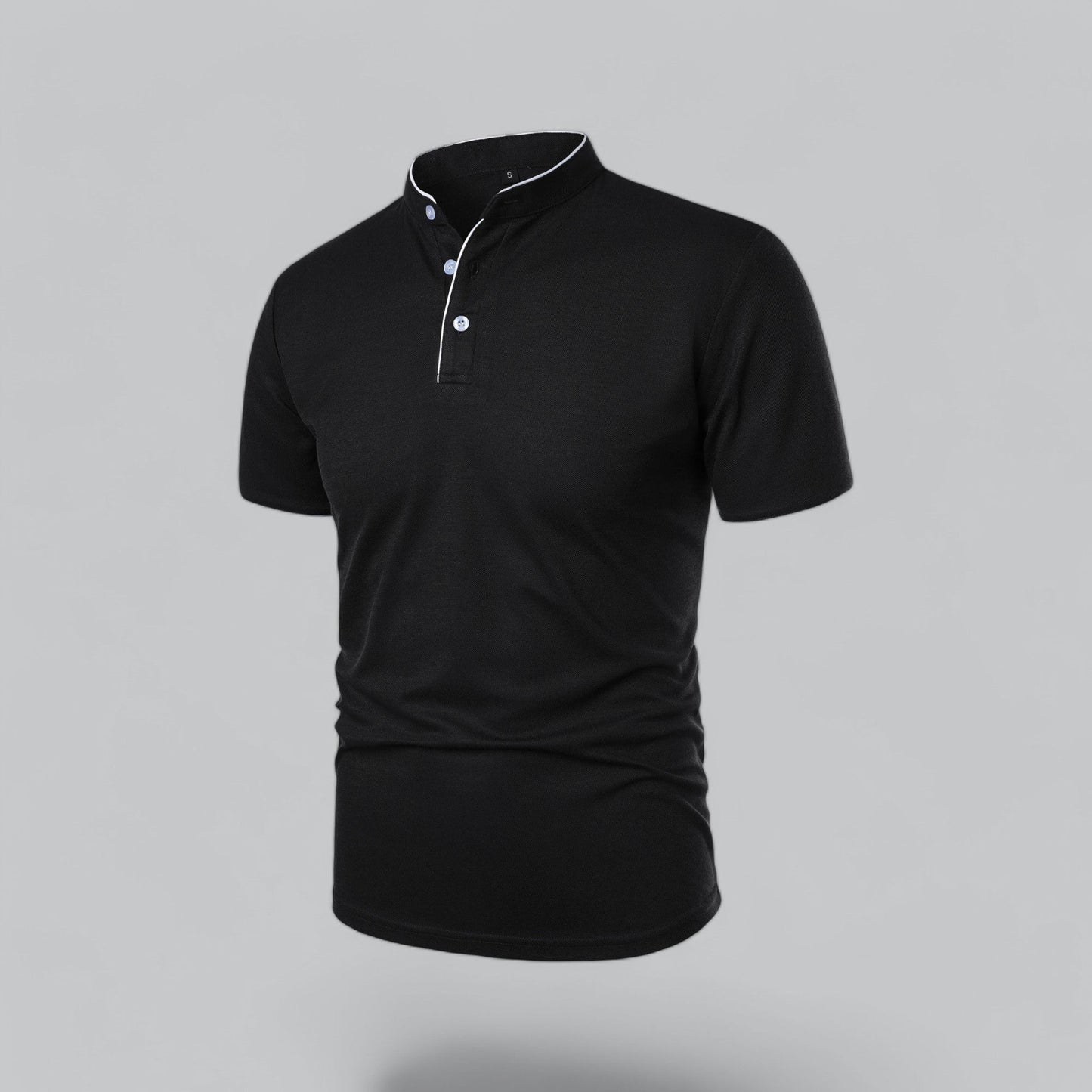 Men's Casual Stand-Collar Polo Shirt | Short-Sleeve