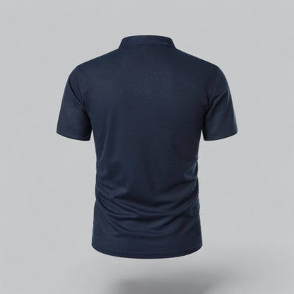 Men's Casual Stand-Collar Polo Shirt | Short-Sleeve