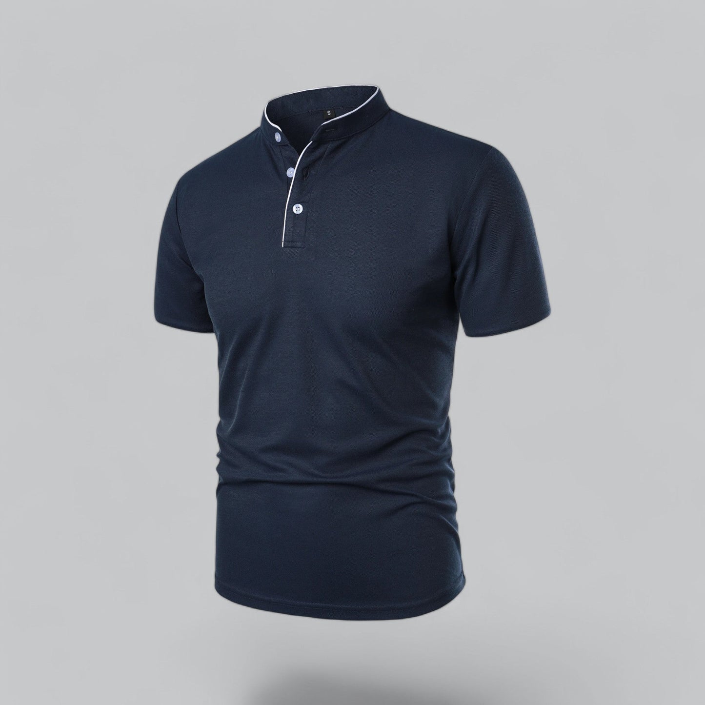 Men's Casual Stand-Collar Polo Shirt | Short-Sleeve