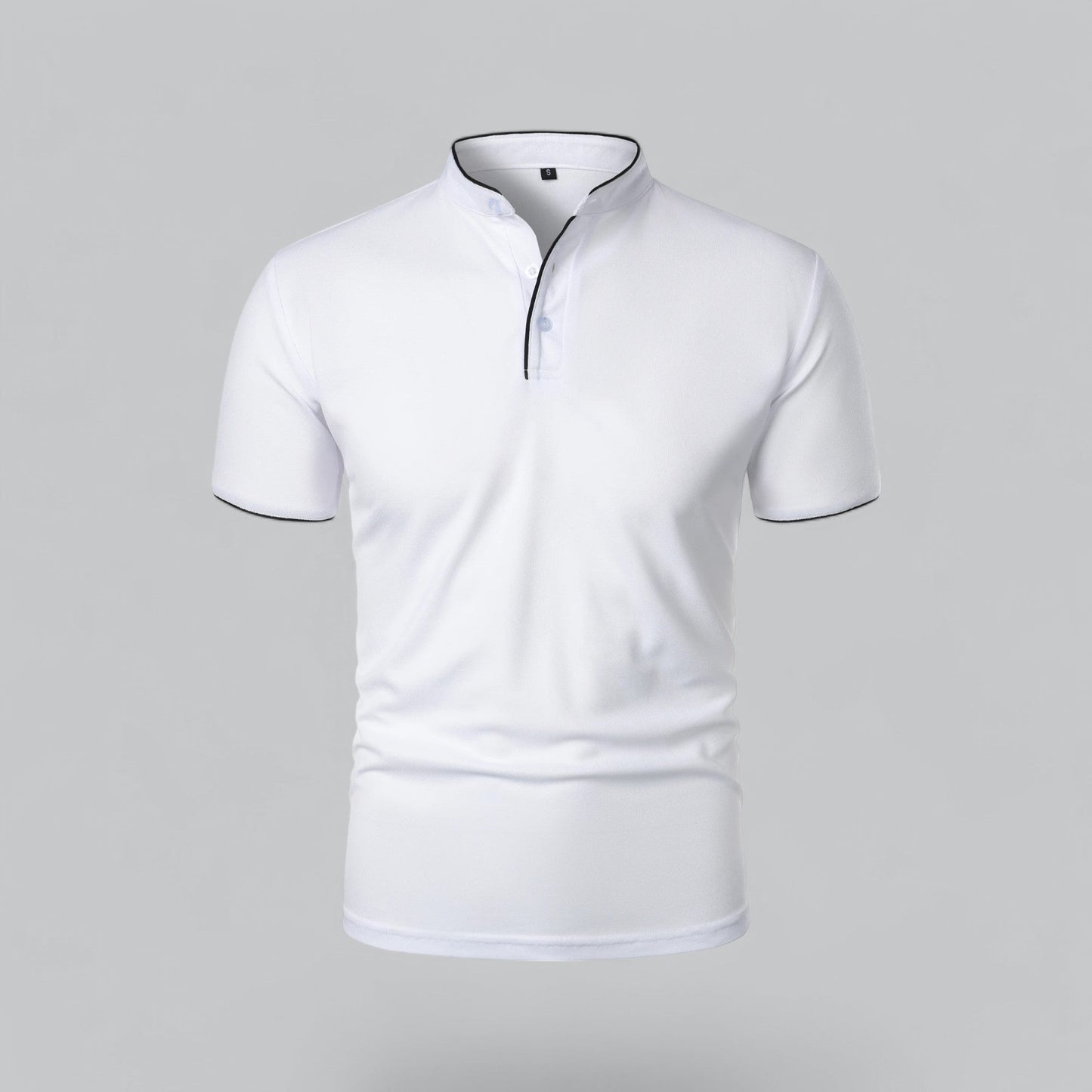 Men's Casual Stand-Collar Polo Shirt | Short-Sleeve