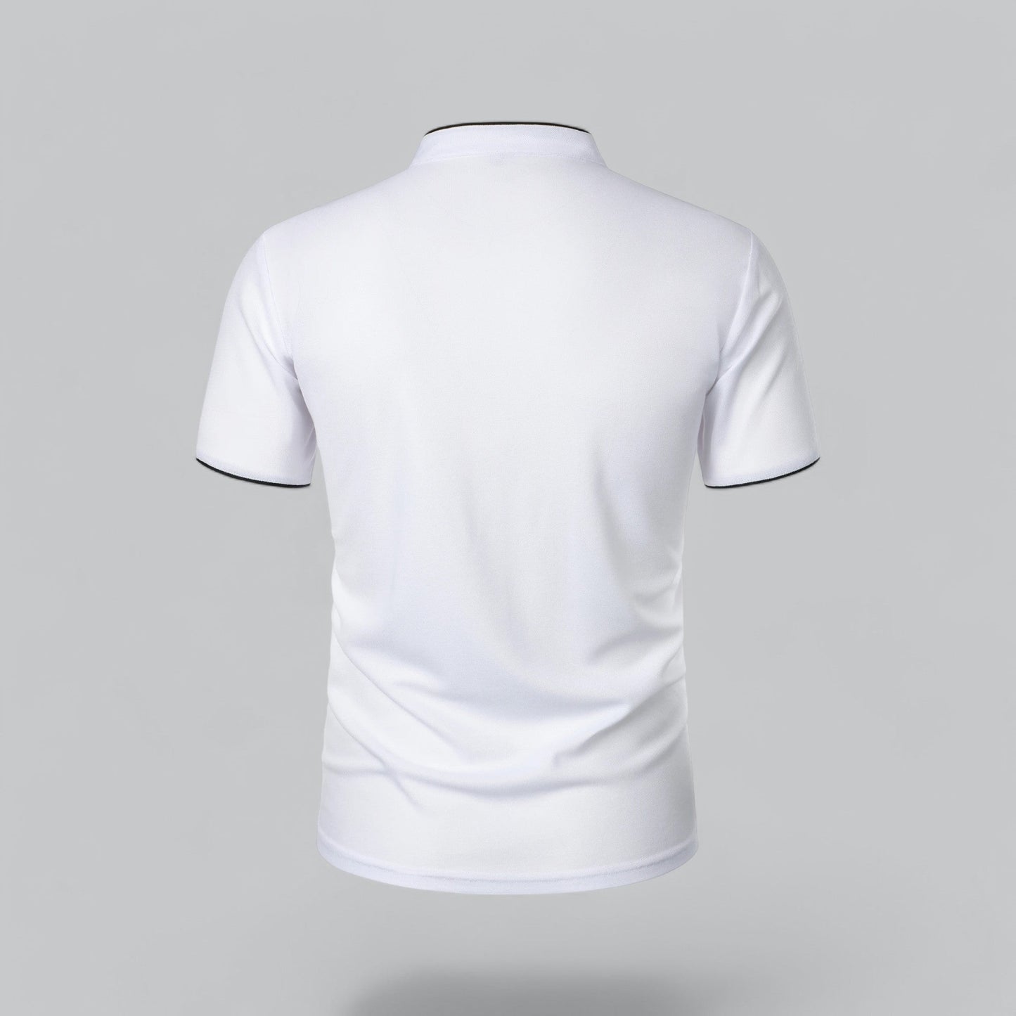 Men's Casual Stand-Collar Polo Shirt | Short-Sleeve
