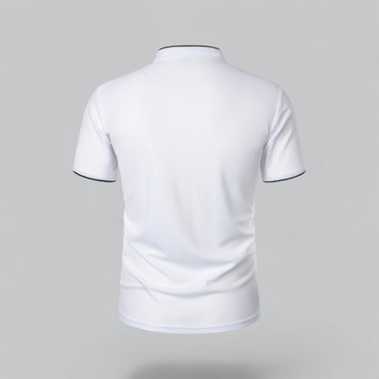 Men's Casual Stand-Collar Polo Shirt | Short-Sleeve
