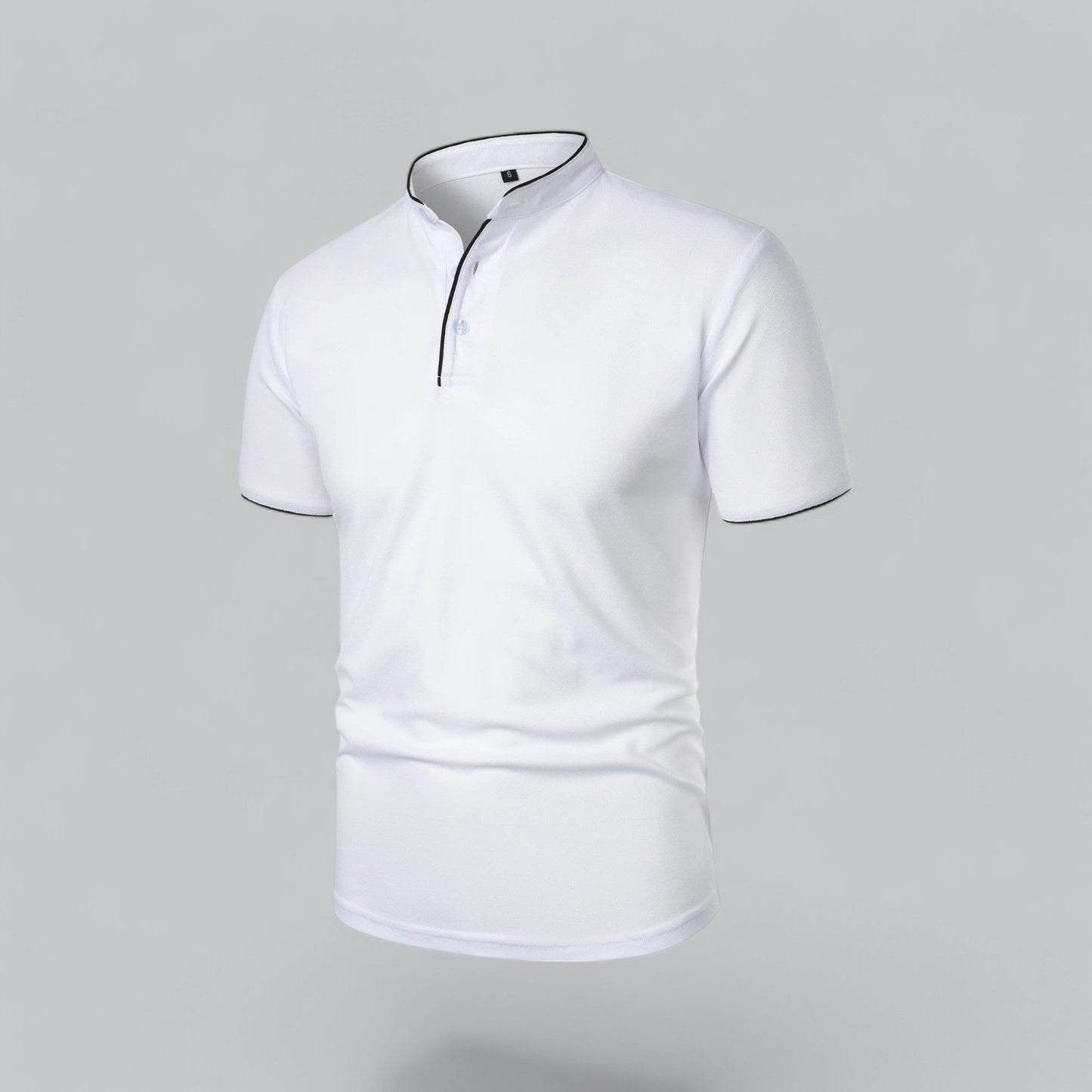 Men's Casual Stand-Collar Polo Shirt | Short-Sleeve
