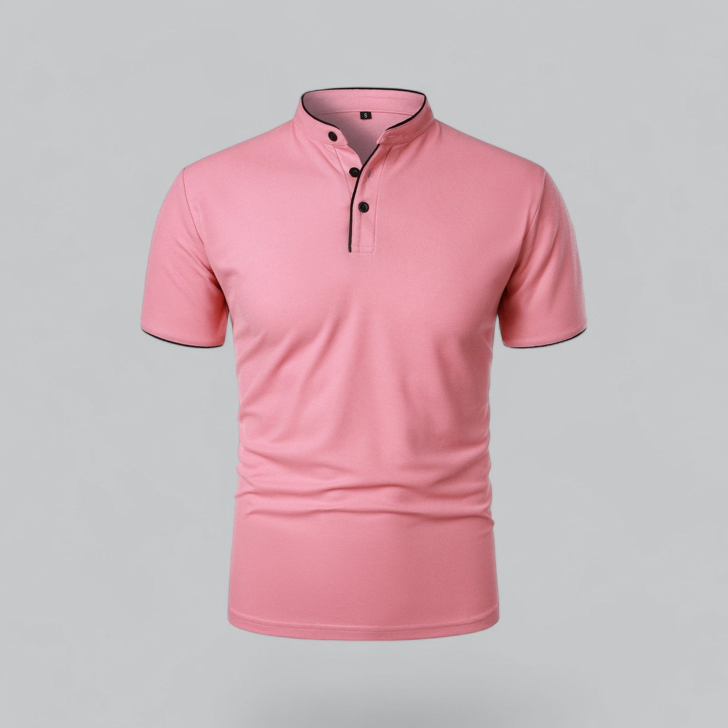 Men's Casual Stand-Collar Polo Shirt | Short-Sleeve