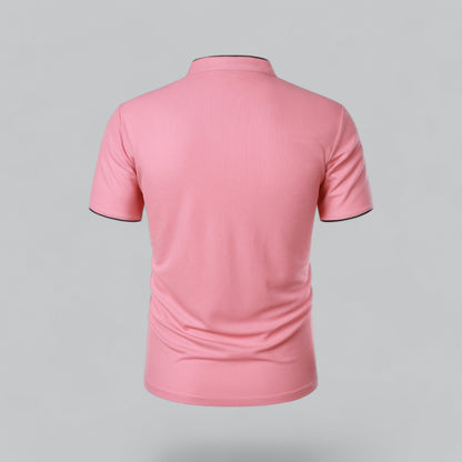 Men's Casual Stand-Collar Polo Shirt | Short-Sleeve