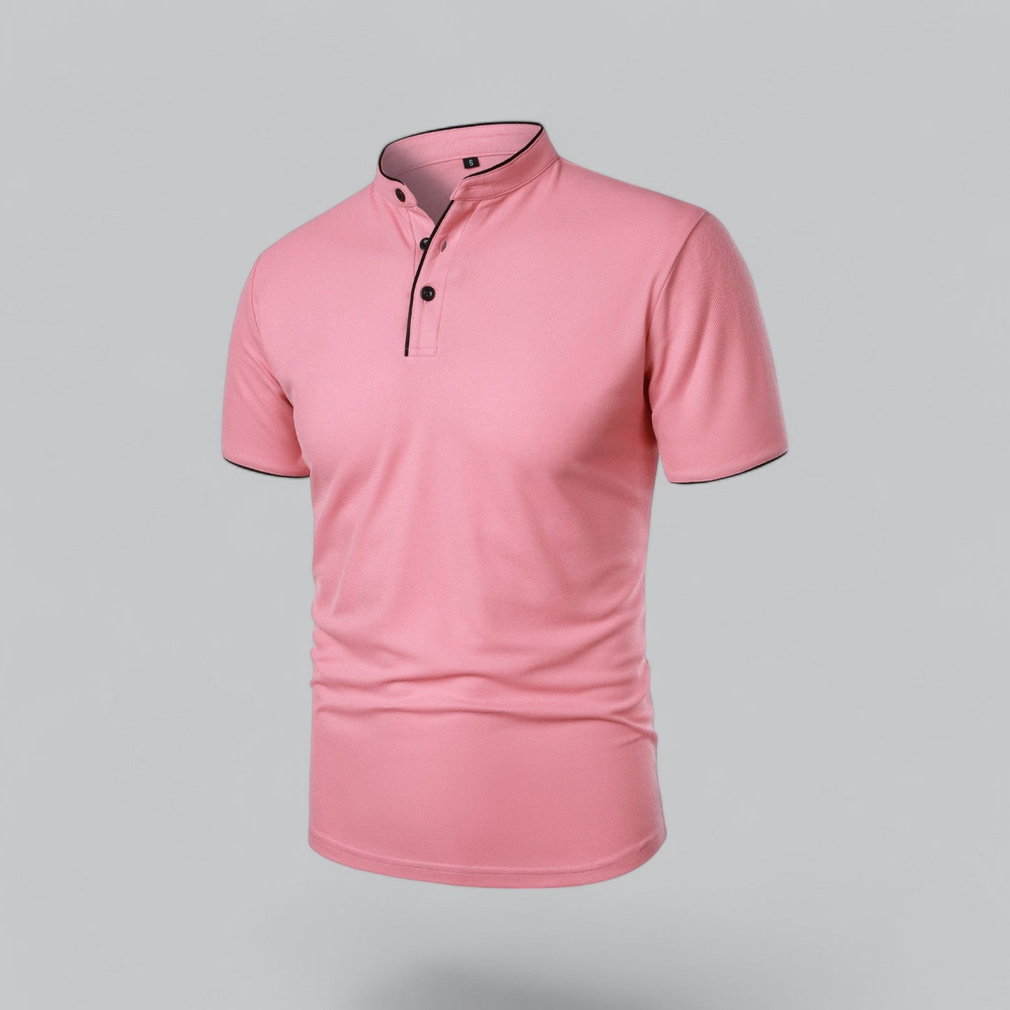 Men's Casual Stand-Collar Polo Shirt | Short-Sleeve