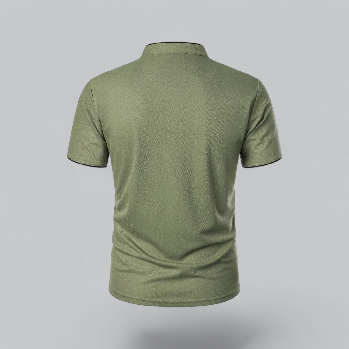Men's Casual Stand-Collar Polo Shirt | Short-Sleeve