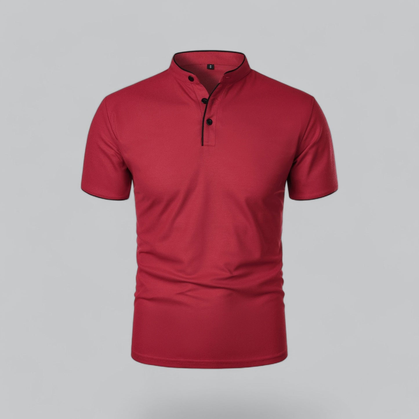 Men's Casual Stand-Collar Polo Shirt | Short-Sleeve