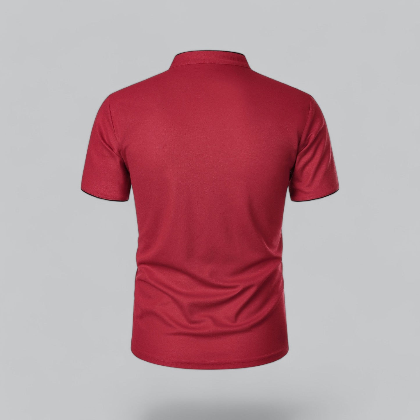 Men's Casual Stand-Collar Polo Shirt | Short-Sleeve