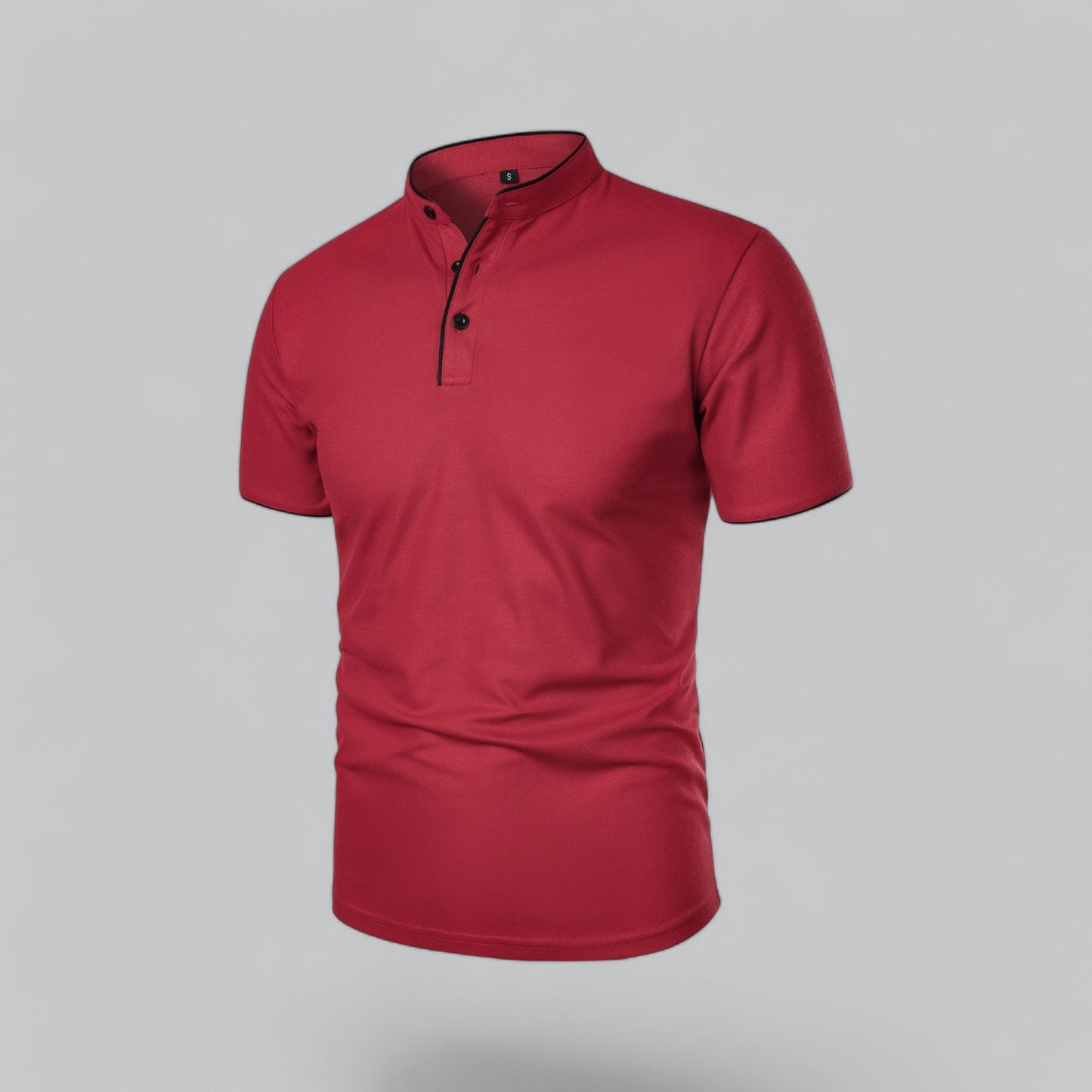 Men's Casual Stand-Collar Polo Shirt | Short-Sleeve