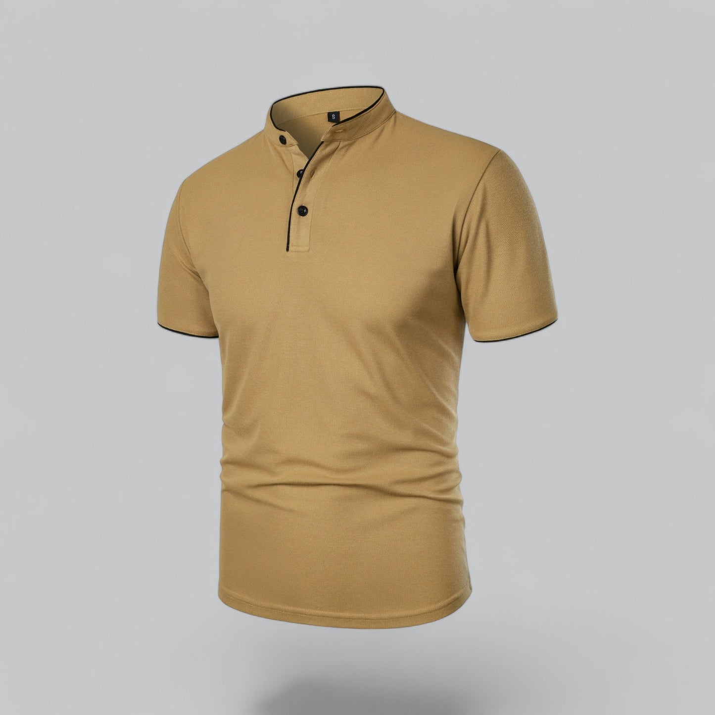 Men's Casual Stand-Collar Polo Shirt | Short-Sleeve