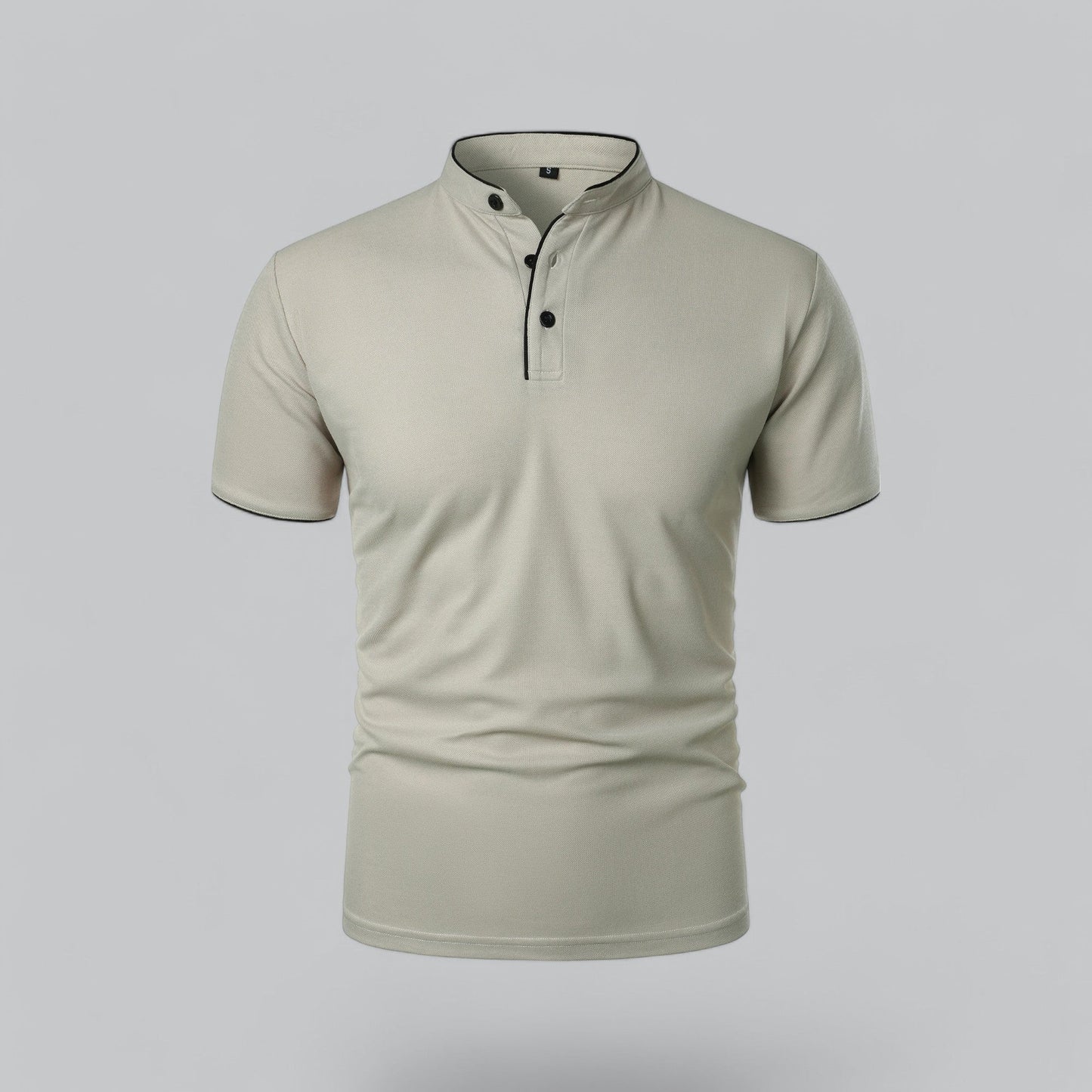 Men's Casual Stand-Collar Polo Shirt | Short-Sleeve