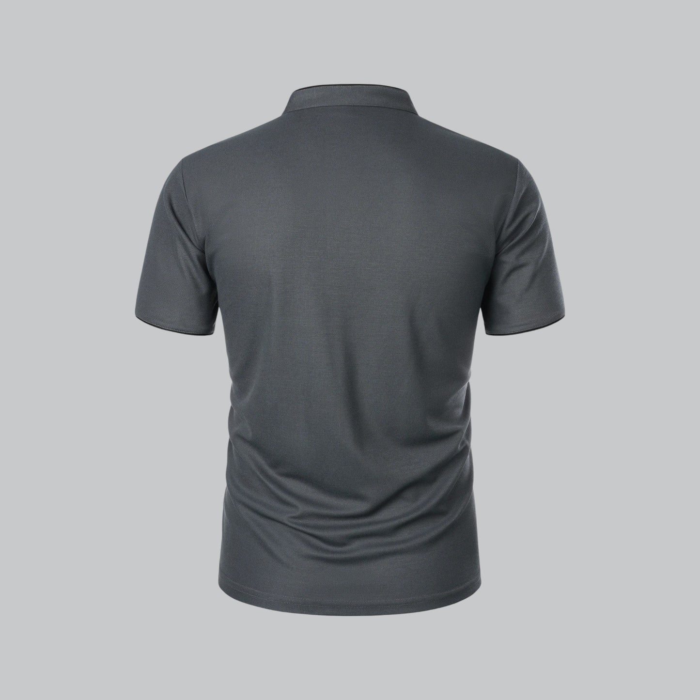 Men's Casual Stand-Collar Polo Shirt | Short-Sleeve