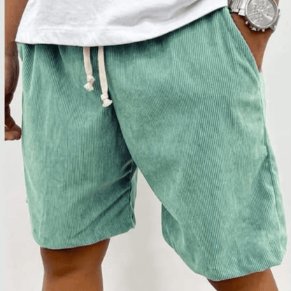 Men’s Casual Corduroy Shorts | with Drawstring