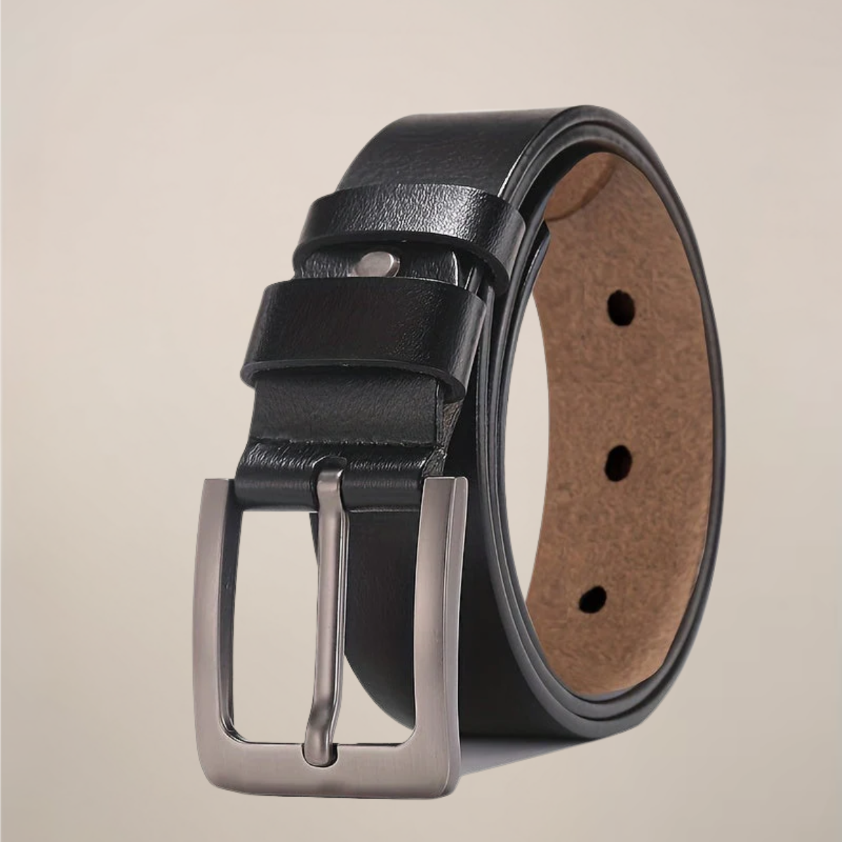 Men’s Formal Belt | with Rectangular Buckle