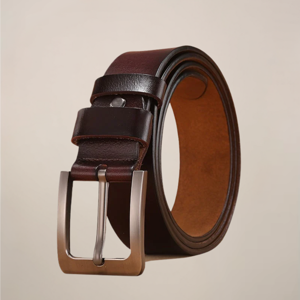 Men’s Formal Belt | with Rectangular Buckle