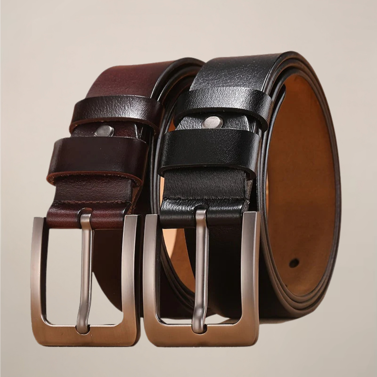 Men’s Formal Belt | with Rectangular Buckle