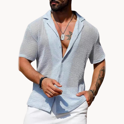 Men's Summer Beach Shirt | Short Sleeve