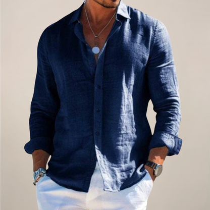 Men’s Casual Button-Up Shirt | Long Sleeve