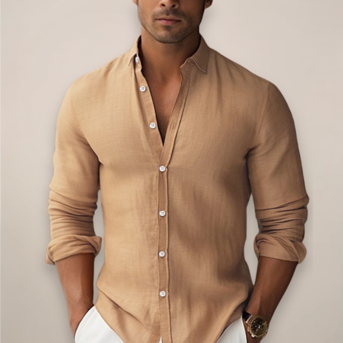 Men’s Button-Up Shirt | Long Sleeve